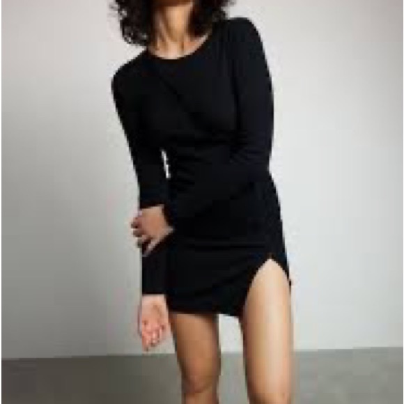 Dynamite mini dress with peekaboo button details XXS fits like XS - Picture 2 of 5